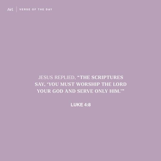 Luke 4:8