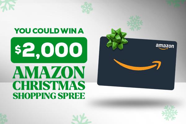 You Could Win A $2,000 Amazon Christmas Shopping Spree