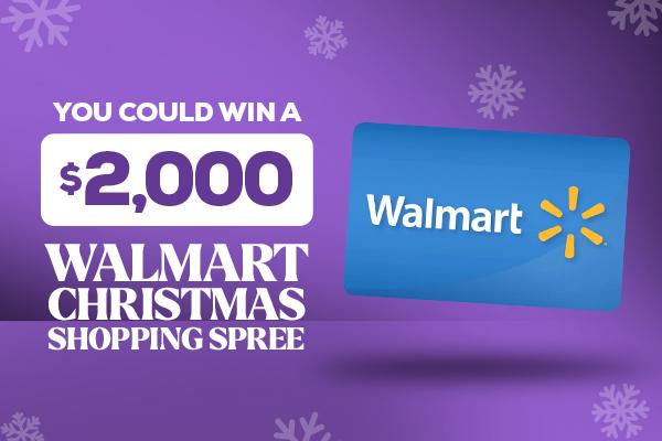 $2,000 Walmart Christmas Shopping Spree